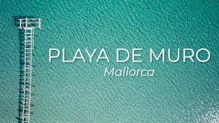 Playa de Muro Mallorca 4K con dron