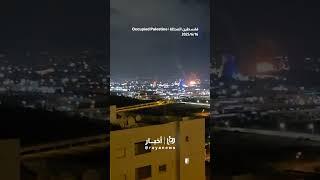 Footage of Iranian Missiles striking north “Israel’s” Haifa