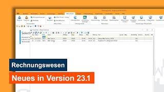 Neues in Version 23.1 - Rechnungswesen