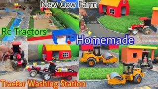 DIY Mini Farmhouse for Rc Tractors dc Motor working New Setup upgrade Swaraj ​⁠@MrPendujatt22