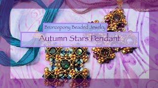 Crystal Chaton & Pearl Autumn Star Pendant