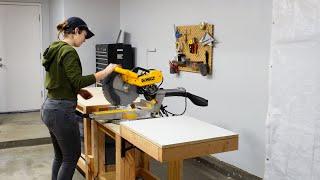 More workshop updates (Miter saw stand + organizing)