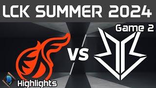 KDF vs BRO Highlights Game 2 LCK Summer 2024 Kwangdong Freecs vs OK BRION by Onivia