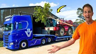 TREES DAMAGE EXPENSIVE LOAD | LONG DISTANCE | PART 1 | #truckertim