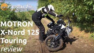 MOTRON X-Nord 125 Touring REVIEW: The nano touring-enduro - Onroad.bike