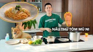 Mì Ý Tôm Mũ Ni - Carbonara hải sản
