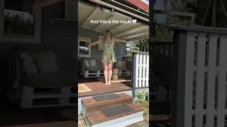 Renovate my veranda  #makeover #tinyhouse #veranda