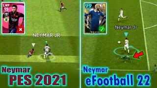 Tutorial Neymar Dribbling, Skills in Pes 2021 & eFootball 2022 Mobile