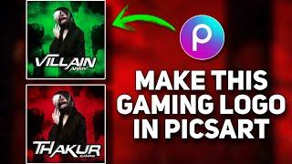 Make This Gaming Logo in PicsArt || Gaming Logo Kiase Banaen