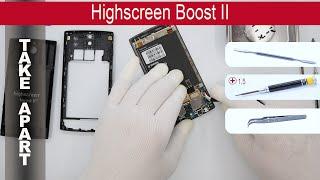 How to disassemble  Highscreen Boost 2 SE, Take Apart, Tutorial