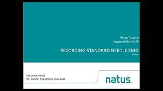 Keypoint.Net v2.40 - Recording Standard Needle EMG