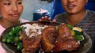 MUNGMUNG 2024 //pork belly and ribs mukbang with husband