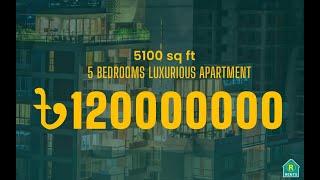 Brand New 05 Bedrooms Luxurious Apartment for Sale in North Gulshan | Flat for Sale in Dhaka