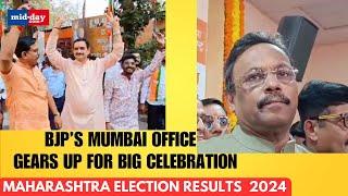 Maharashtra Election Results 2024: BJP-led Mahayuti leads, workers gear up for big celebration