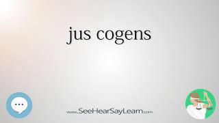 jus cogens 