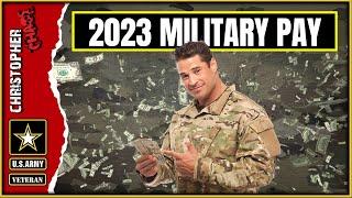 Explaining the 2023 military pay chart