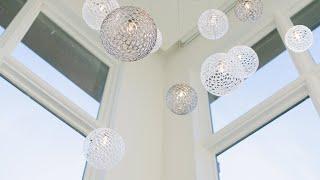 Stairway Brilliance - A Modern Staircase Chandelier, Built and Designed to Shine