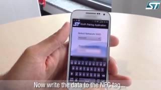 Wi-Fi pairing with M24SR dynamic NFC tag