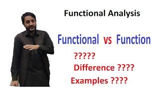 What is Functional? Difference between Function and Functional.