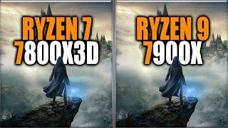 Ryzen 7 7800X3D vs 7900X Benchmarks - Tested in 15 Games and Applications