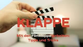 Mit der Filmklappe arbeiten – Tipps und Tricks