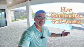 NEW CONSTRUCTION NW Cape Coral Florida Gulf Access Pool Home