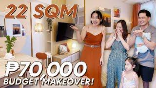 Budget Condo Makeover for a Family of 3! // Sunset-Inspired Design// by Elle Uy