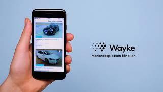 Wayke App, used car search in Sweden