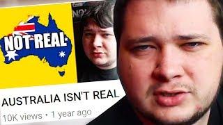 THIS MAN THINKS AUSTRALIA DOESN'T EXIST