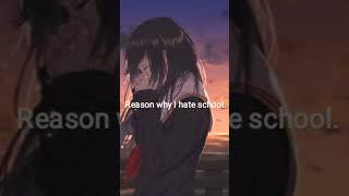 Reason why I hate school. 