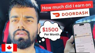 Earn $1500 Per Month With DoorDash in Canada 2024 - Food Delivery Student Vlog - Ashu Raina