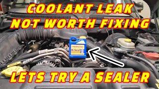 QUICK TIP: USING K-SEAL A  COOLANT SYSTEM SEALER JUST TO GET BY IF YOU HAVE AN OLDER CAR!