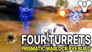 The FOUR Turrets Prismatic Warlock Build is CRAZY... (Destiny 2 The Final Shape)