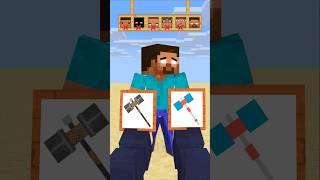 HELP Herobrine To Choose The Perfect Hammer #friendship #shorts #trending #anime