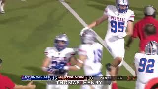 Fumble Recovery | Westlake vs Dripping Springs