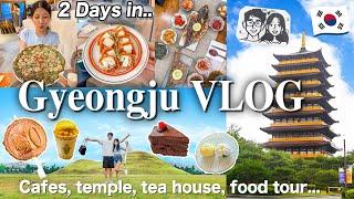 KOREA VLOG 2 days in Gyeongju｜Tombs, Street food, cafe hopping, shopping what to eat in Gyeongju