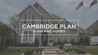 Highland Homes Cambridge Plan