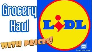 LIDL Grocery Haul with Prices! Nov 6