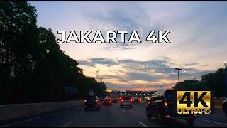 Jakarta 4K - West Outer Ring Road - Sunset Drive