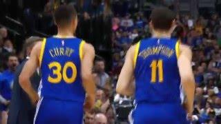 Splash Brothers Combine for 70 vs Mavericks