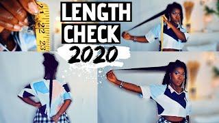 NATURAL HAIR | LENGTH CHECK 2020 AFTER HAIR CUT | Obaa Yaa Jones