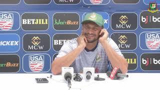 Post-match media conference | Shakib Al Hasan (Bangladesh) | 2nd T20i | Bangladesh vs USA |