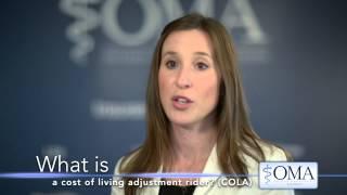 What is a cost of living adjustment rider? (COLA)