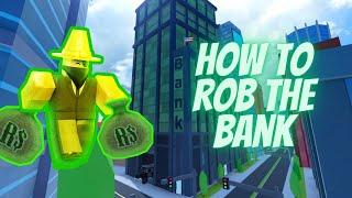 How To ROB The BANK | Roblox Jailbreak