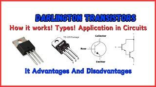 Darlington Transistors - High Amp BJT Amplifier & Switch (NPNPNP)