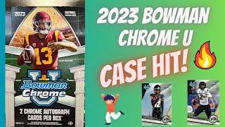 Case Hit!  2023 Bowman Chrome  University Football Hobby Box Box