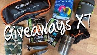 Camping - Bushcraft Giveaways X7