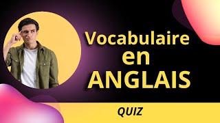 Vocabulaire En Anglais