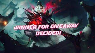 Winner for Giveaway!