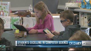 Students excelling in computer science at Osage Schools